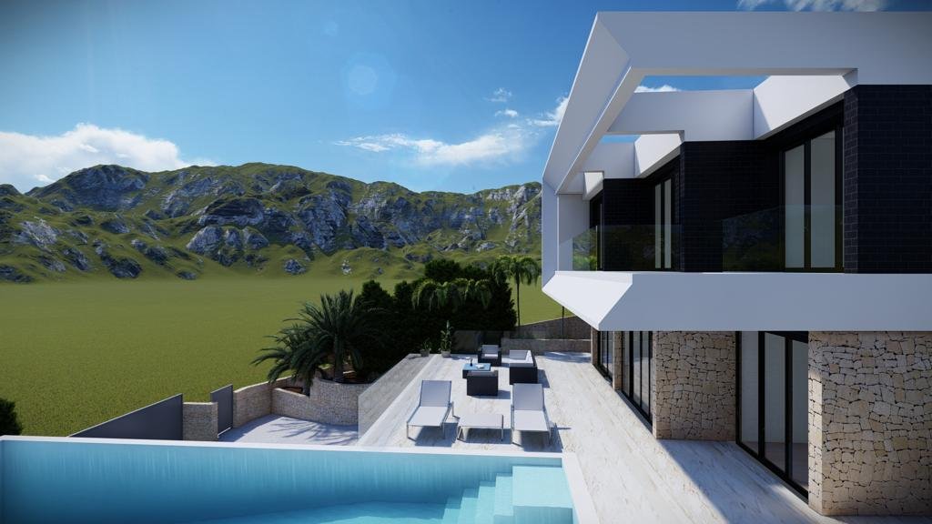 In der exklusiven Gegend von Altea gelegen, bietet diese Villa eine privilegierte Umgebung mit Meerblick. Die Immobilie befindet sich nur 3 km von de