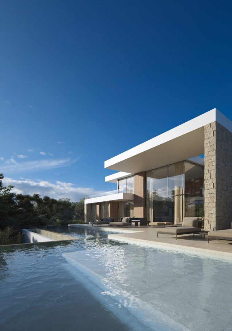 Diese Villa befindet sich in der charmanten Stadt Teulada und bietet eine privilegierte Umgebung mit Meerblick. Sie wurde für diejenigen entworfen, d