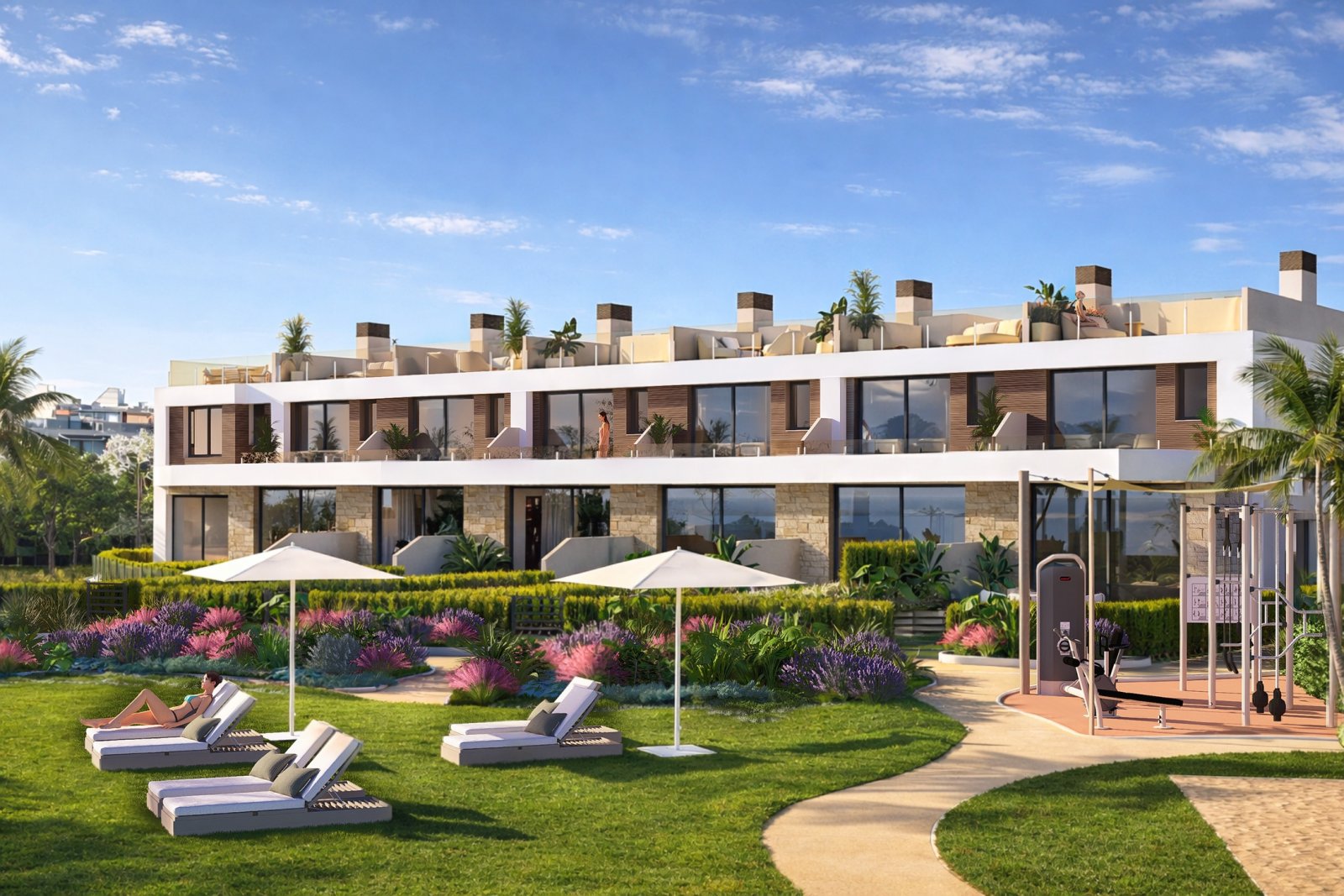 In der privilegierten Gegend von El Campello gelegen, bietet diese exklusive Kollektion von 14 Reihenhäusern ein einzigartiges Wohnerlebnis in erster