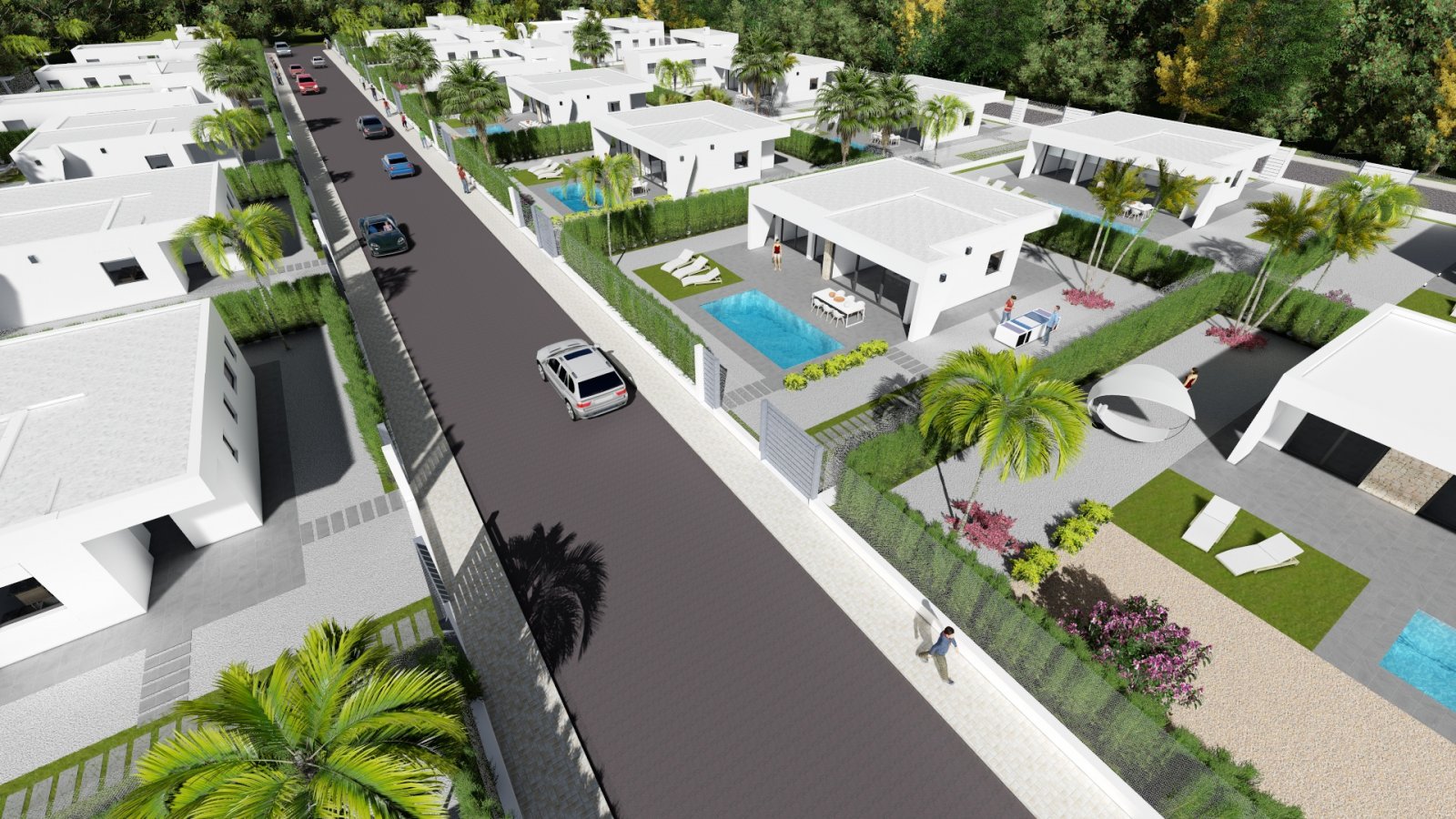 In der charmanten Umgebung von Calasparra gelegen, bietet diese exklusive Gemeinschaft 15 Immobilien, die Eleganz und Komfort vereinen. Die verfügbar