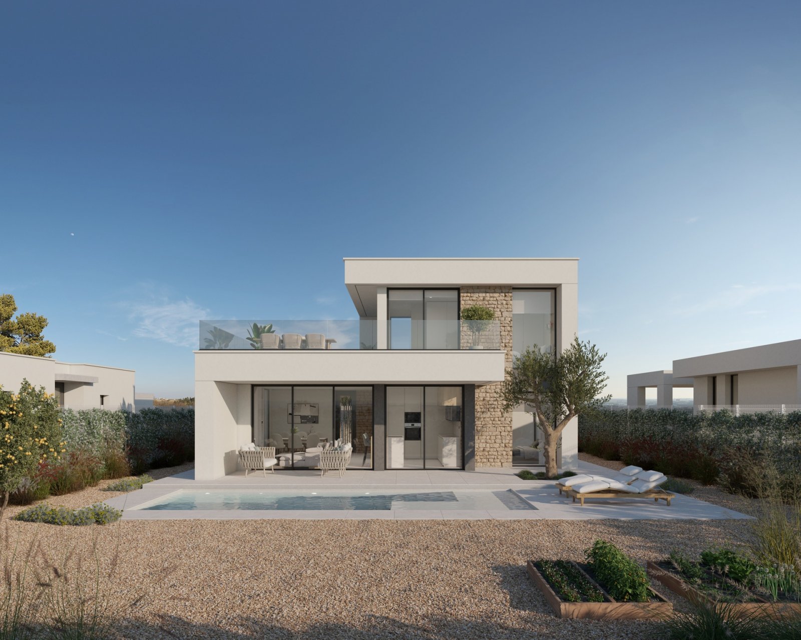  In der prestigeträchtigen Umgebung von Hacienda del Alamo Golf gelegen, bietet dieses Ensemble von 17 unabhängigen Häusern einen exklusiven Lebenssti