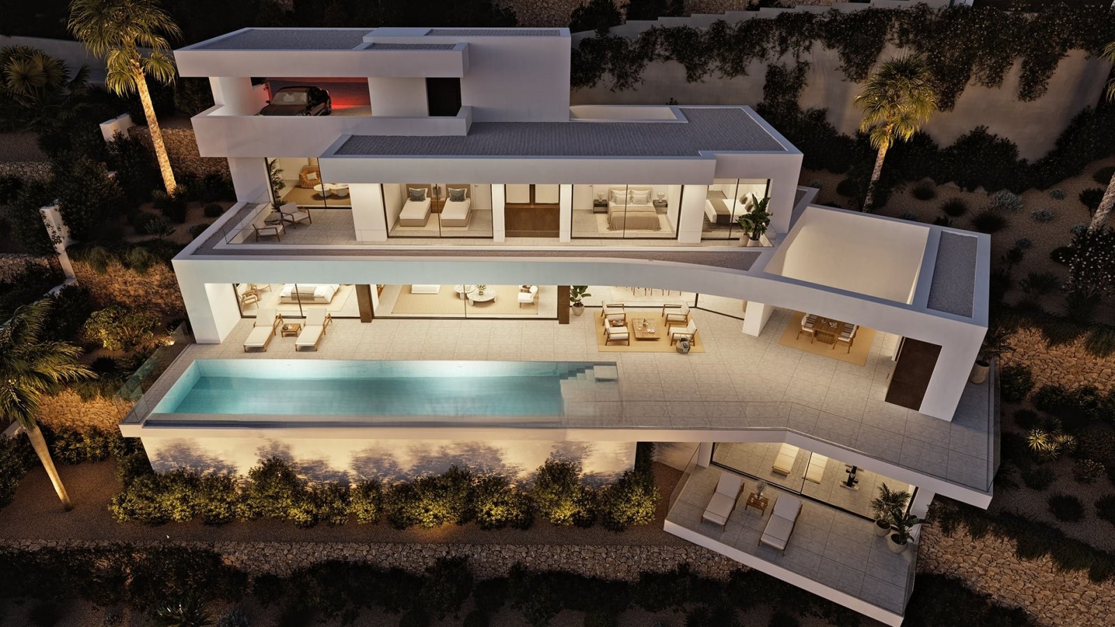  In der charmanten Stadt Benissa gelegen, bietet diese Villa ein außergewöhnliches Wohnerlebnis mit Meerblick. Die Immobilie befindet sich nur 3 km vo