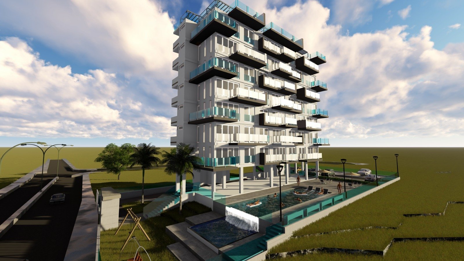  In der wunderschönen Gegend von La Cala gelegen, bietet diese exklusive Wohnanlage eine Auswahl von 14 Immobilien, darunter Apartments und Penthäuser