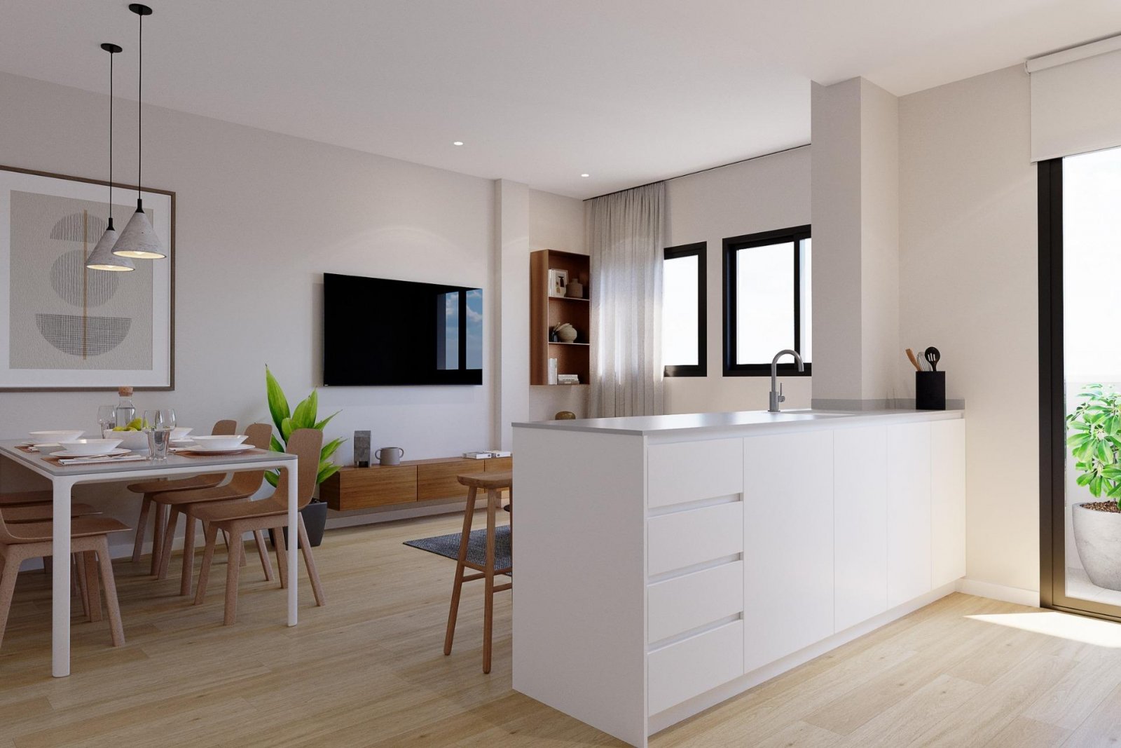 NEU GEBAUTE WOHNUNGEN IN ALGORFA - gemeinschaftliche Sonnenterrasse mit Pool!
Eine neue Wohnanlage mit 41 stilvollen Apartments und Penthäu