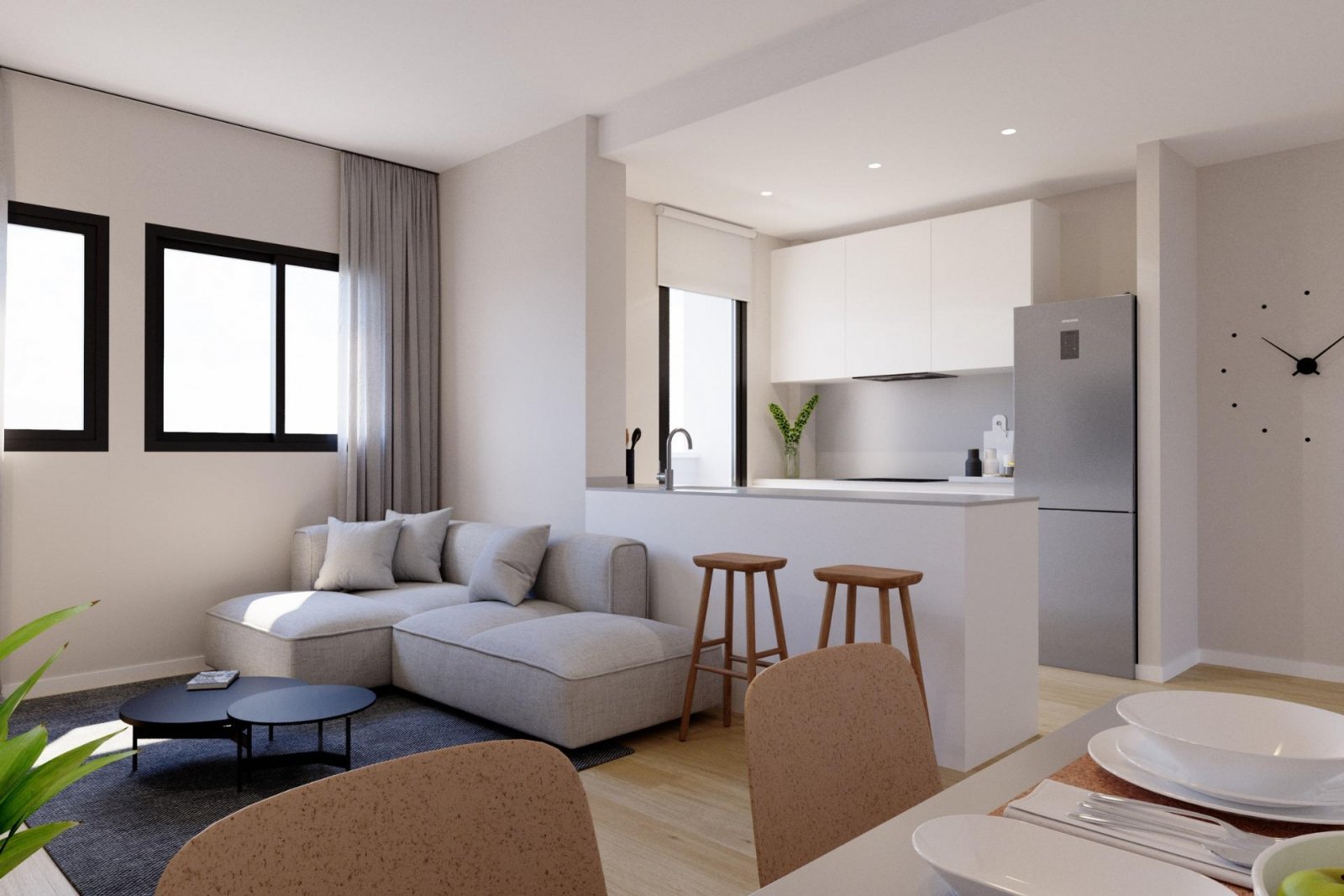 NEU GEBAUTE WOHNUNGEN IN ALGORFA - gemeinschaftliche Sonnenterrasse mit Pool!
Eine neue Wohnanlage mit 41 stilvollen Apartments und Penthäu
