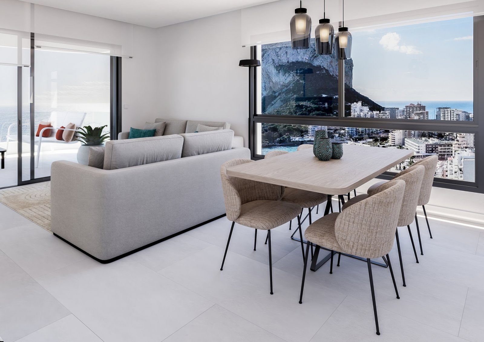  In der schönen Stadt Calpe gelegen, bietet diese exklusive Wohnanlage ein einzigartiges Wohnerlebnis in erster Strandlinie. Mit insgesamt 52 Einheite