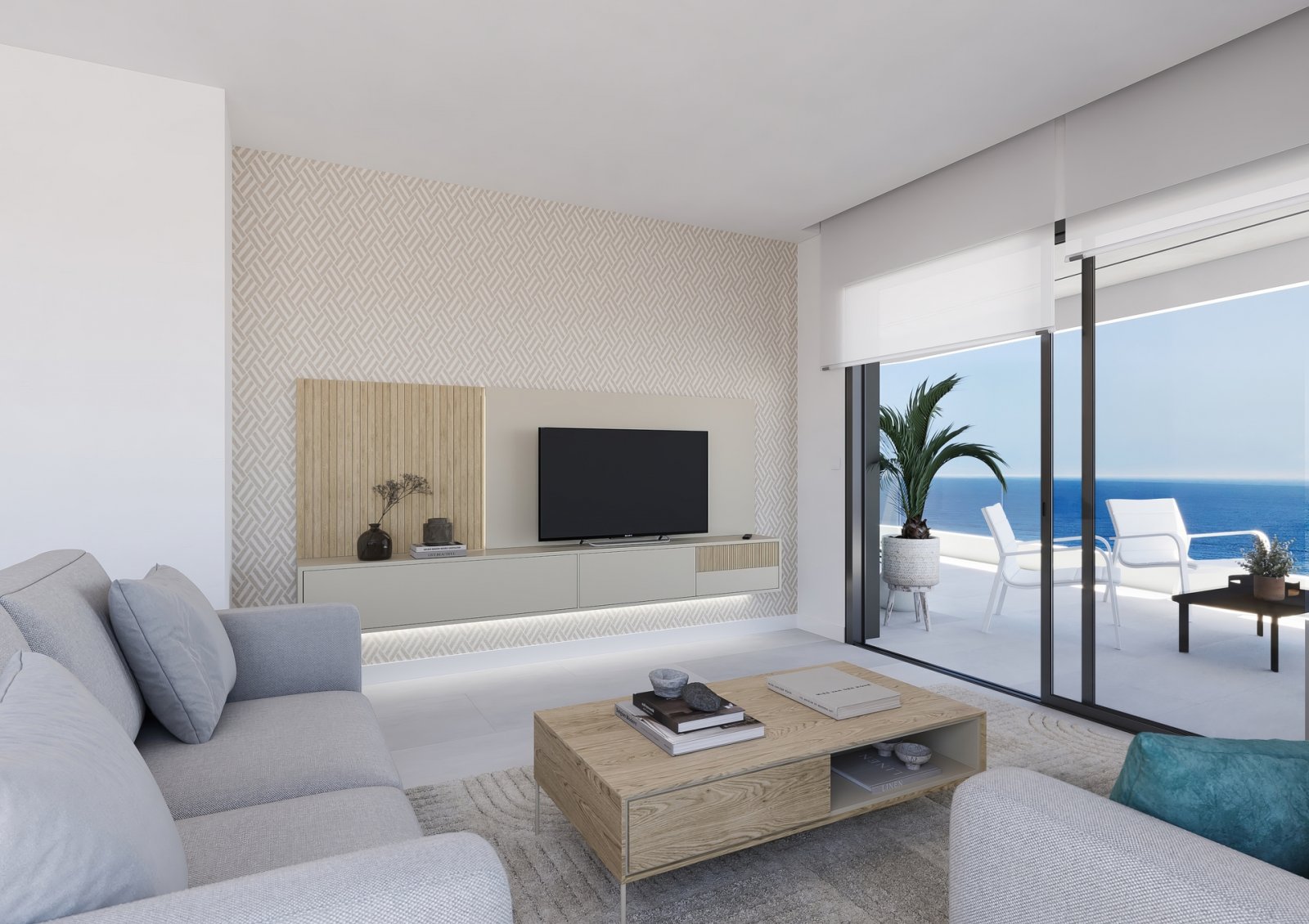 In der schönen Stadt Calpe gelegen, bietet diese exklusive Wohnanlage ein einzigartiges Wohnerlebnis in erster Strandlinie. Mit insgesamt 52 Einheite