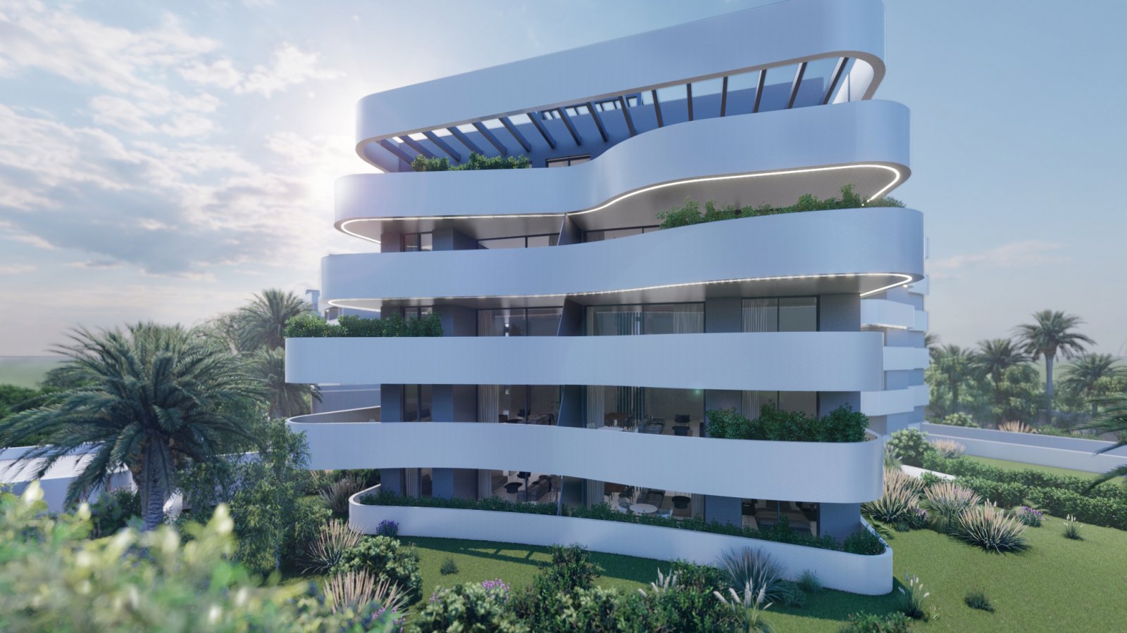  In der charmanten Stadt Guardamar del Segura gelegen, bietet diese exklusive Wohnresidenz eine Auswahl von 26 Immobilien, darunter Apartments, Erdges