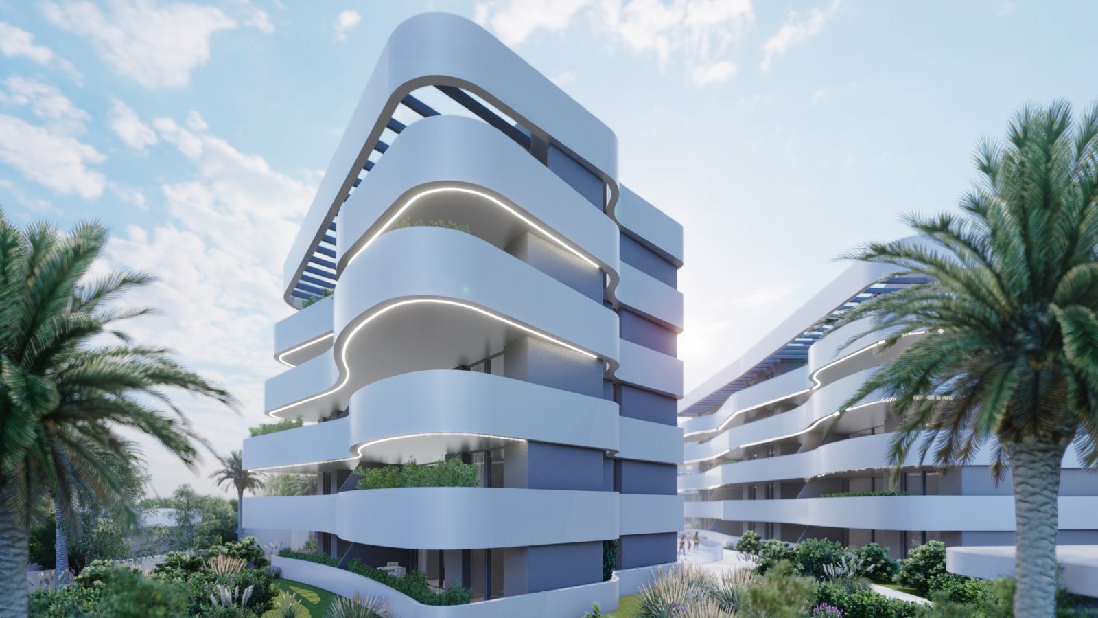  In der charmanten Stadt Guardamar del Segura gelegen, bietet diese exklusive Wohnresidenz eine Auswahl von 26 Immobilien, darunter Apartments, Erdges