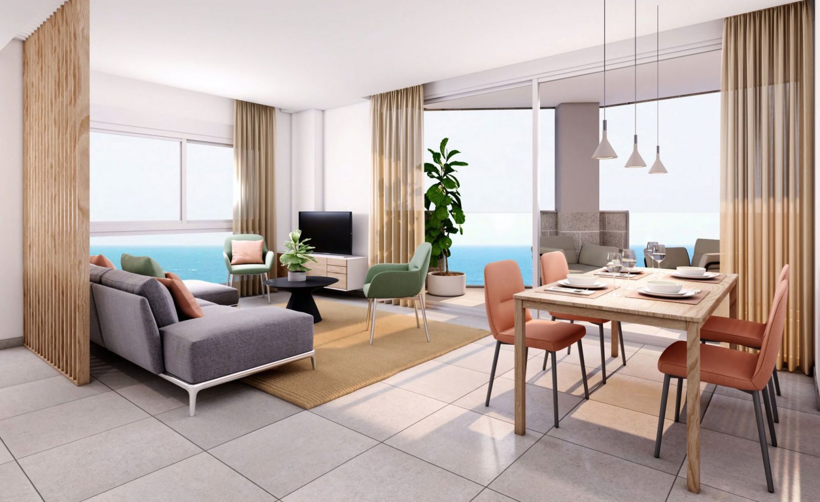  In der exklusiven Gegend von La Manga del Mar Menor gelegen, bietet diese Wohnanlage eine Auswahl von 167 Immobilien, darunter Apartments und Penthäu