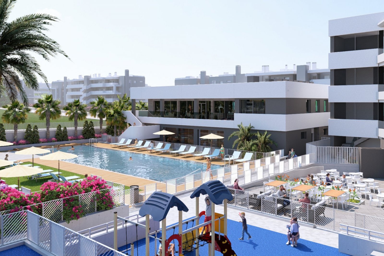  In der charmanten Stadt Torrevieja gelegen, bietet diese Wohnanlage eine Vielzahl von Wohnmöglichkeiten, die auf unterschiedliche Bedürfnisse und Leb