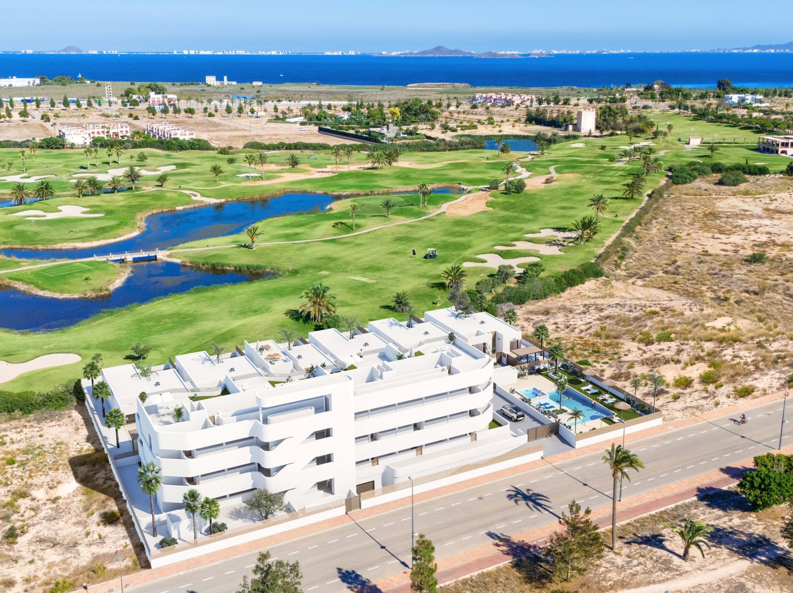 Im charmanten Ort Los Alcázares gelegen, bietet diese exklusive Wohnanlage eine Auswahl von 16 Immobilien, darunter Apartments, Erdgeschosse und Pent