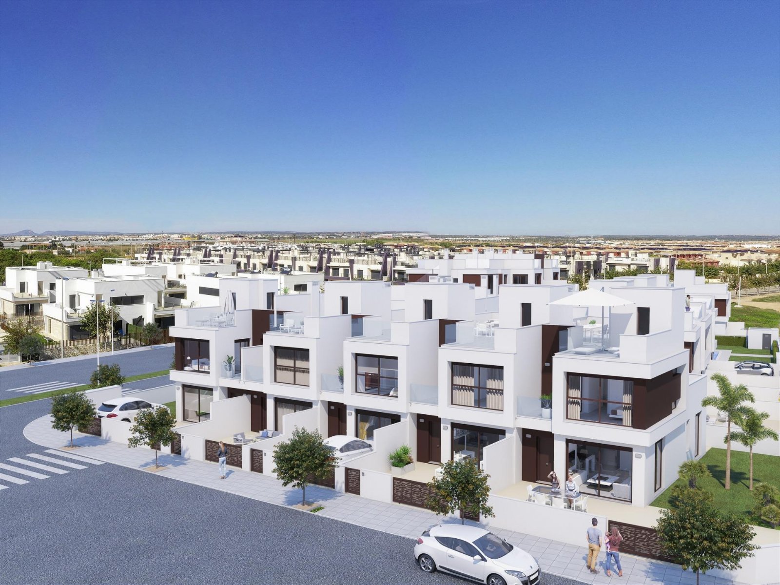  In der charmanten Stadt Pilar de la Horadada gelegen, bietet dieses Bungalow-Ensemble ein einzigartiges Wohnerlebnis in erster Meereslinie. Mit garan