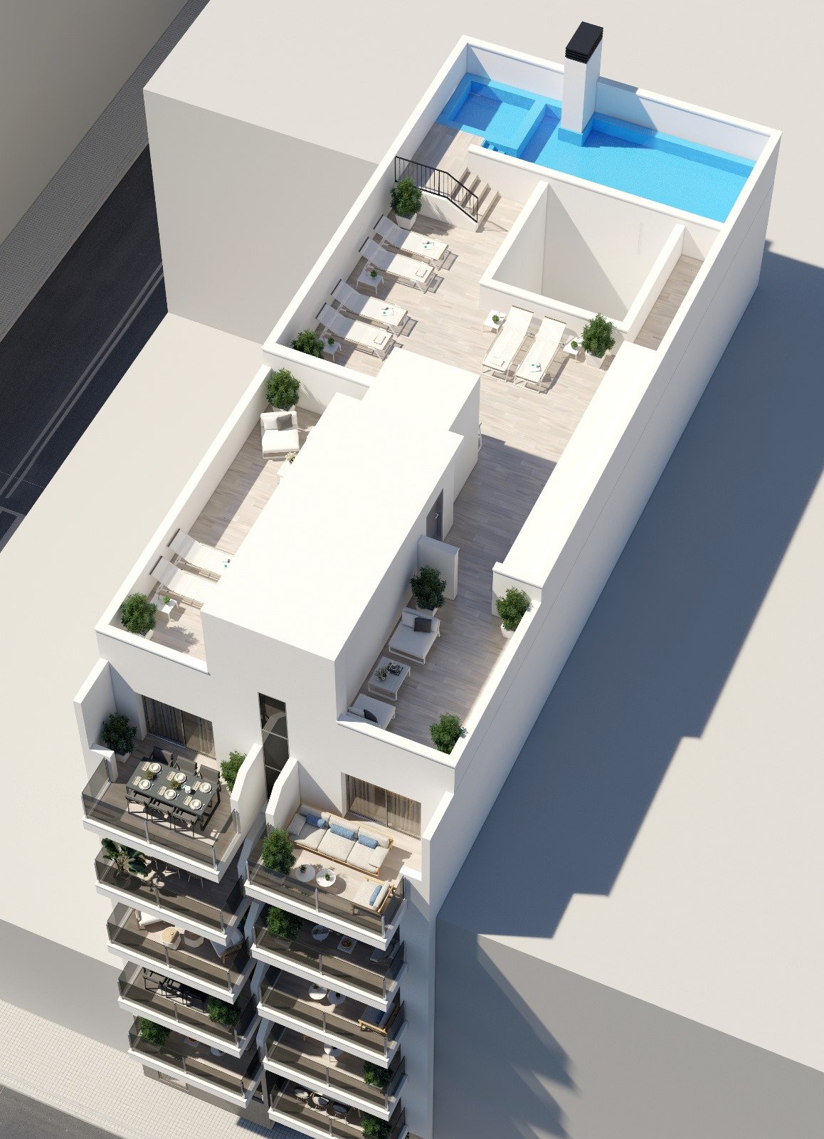  In der charmanten Stadt Torrevieja gelegen, bietet diese Wohnanlage eine Auswahl an Apartments, Erdgeschossen und Penthäusern, die alle darauf ausgel