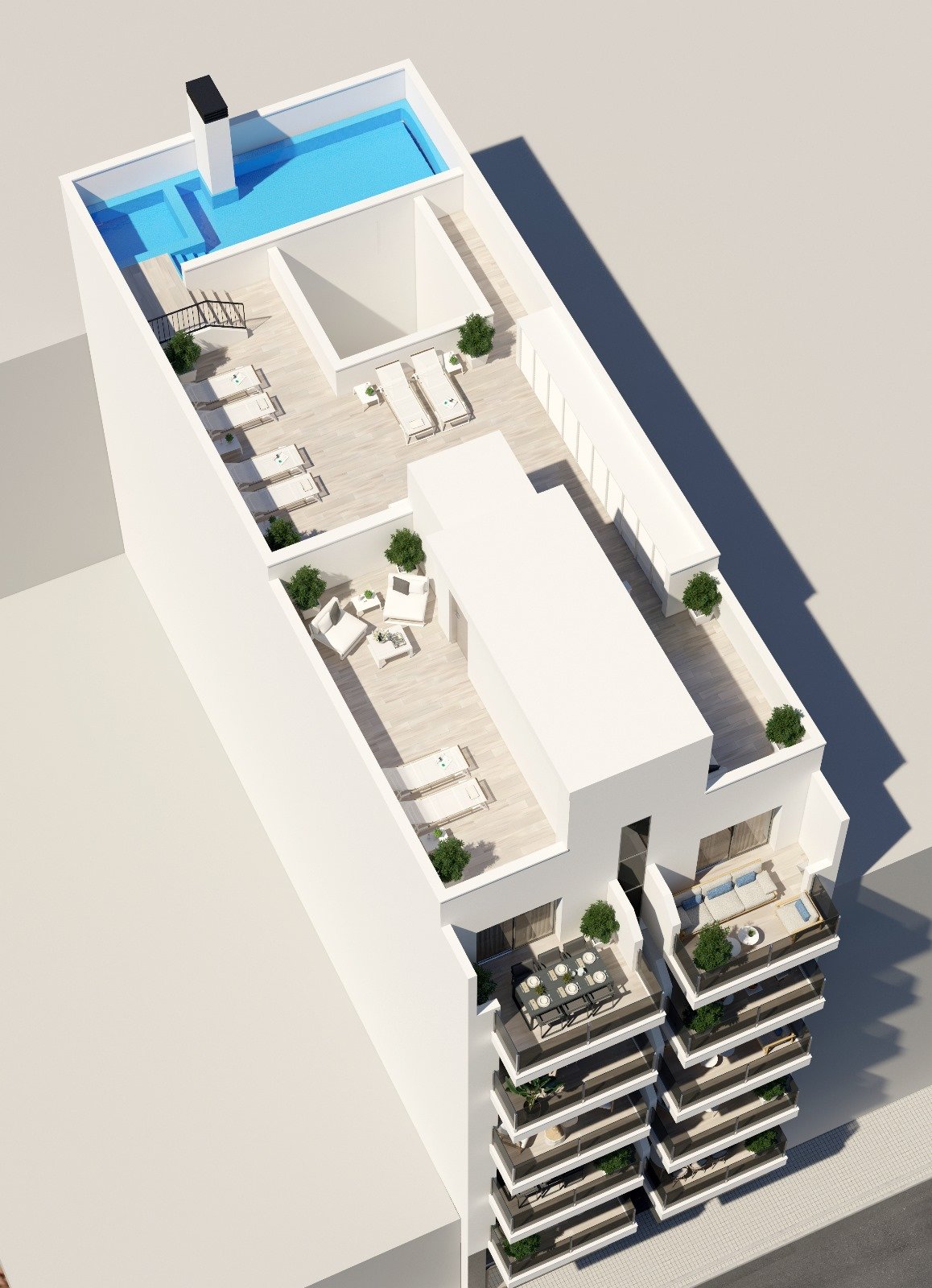  In der charmanten Stadt Torrevieja gelegen, bietet diese Wohnanlage eine Auswahl an Apartments, Erdgeschossen und Penthäusern, die alle darauf ausgel