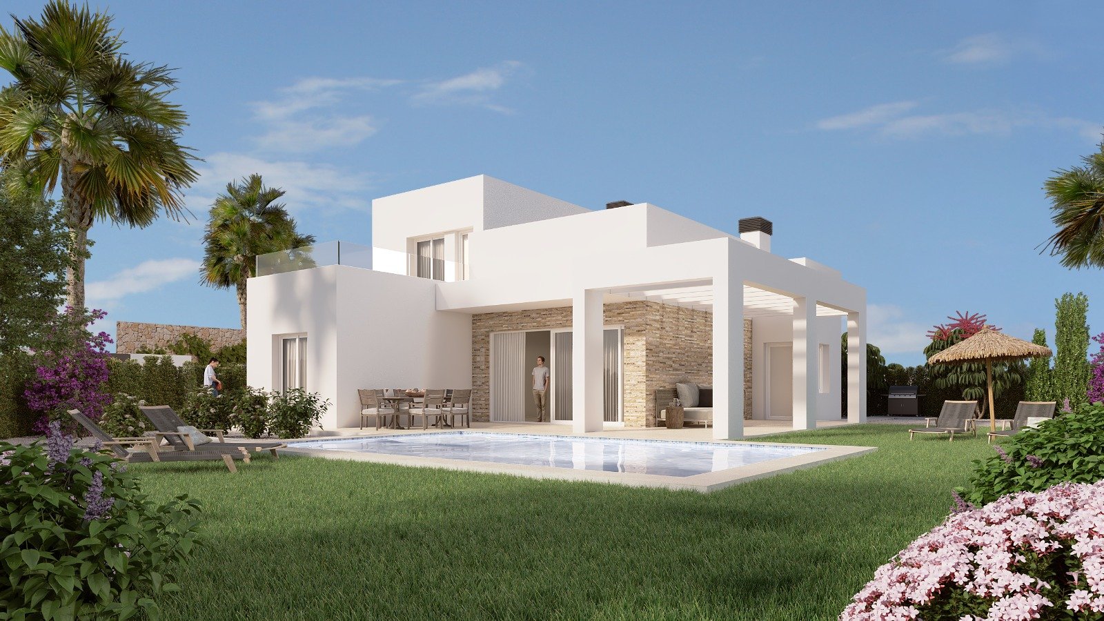 La Finca Golf:  Im prestigeträchtigen Umfeld von La Finca Golf gelegen, bieten diese exklusiven Villen einen unvergleichlichen Lebensstil. Mit insgesamt drei verfügb 