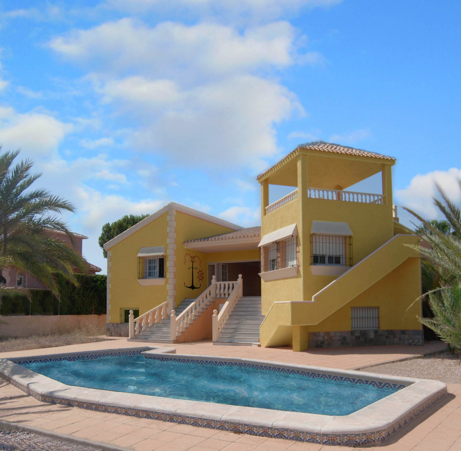 San Javier:  In der charmanten Stadt San Javier gelegen, bietet dieses Reihenhaus ein einzigartiges Wohnerlebnis mit Meerblick. Es wurde für diejenigen entworfen, 