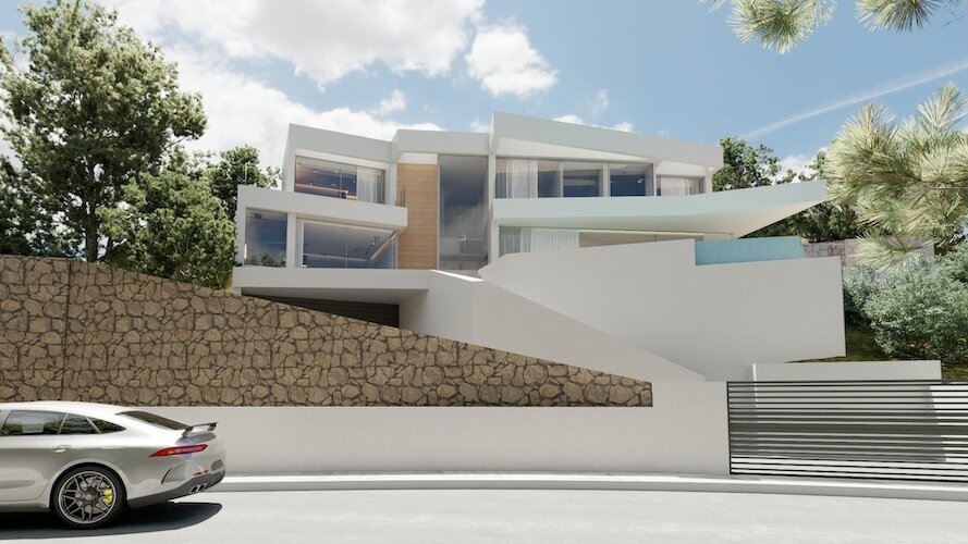  In der wunderschönen Stadt Altea gelegen, bietet diese exklusive Villa eine privilegierte Umgebung für diejenigen, die ein luxuriöses Zuhause suchen.