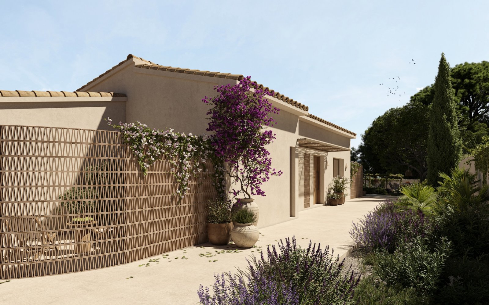 In der wunderschönen Stadt Benissa gelegen, bietet diese Villa ein einzigartiges Wohnerlebnis mit beeindruckendem Meerblick. Nur 1 km von der Küste e