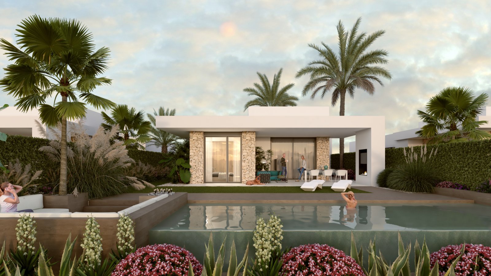 Die exklusiven Villen im prestigeträchtigen La Finca Golf bieten ein einzigartiges Wohnerlebnis. Mit insgesamt 12 Immobilien ist jede Villa darauf au