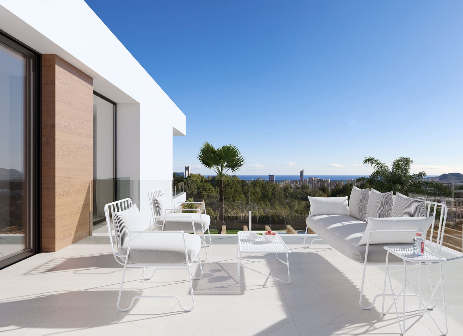 In der charmanten Ortschaft Finestrat gelegen, bietet diese exklusive Sammlung von 15 Immobilien eine privilegierte Umgebung mit Meerblick. Die verfü