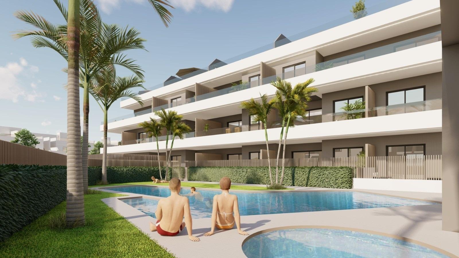  In der charmanten Umgebung von Pilar de la Horadada gelegen, bietet diese Wohnanlage eine Auswahl von 16 Immobilien, darunter Apartments, Erdgeschoss