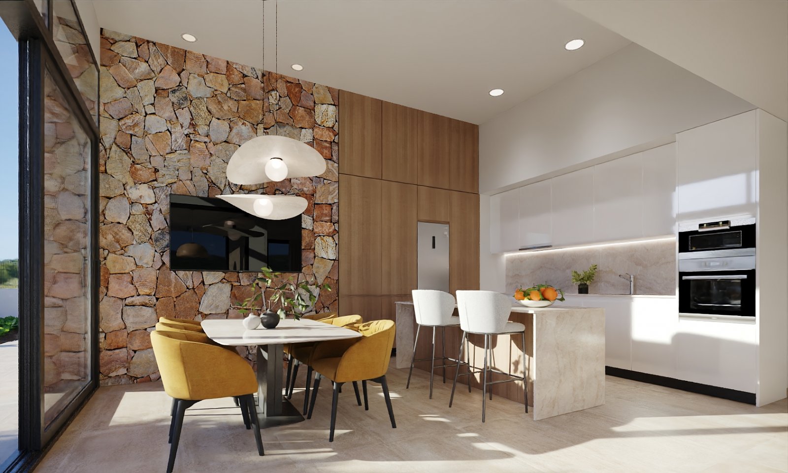  In der prestigeträchtigen Umgebung von Hacienda del Alamo Golf gelegen, bietet diese exklusive Kollektion von 38 freistehenden Häusern einen einzigar