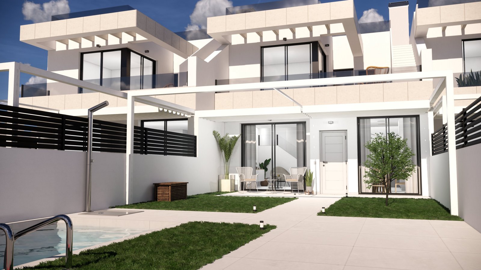 Im charmanten Ort Rojales gelegen, bietet dieser exklusive Wohnkomplex 14 Immobilien, die darauf ausgelegt sind, die anspruchsvollsten Bedürfnisse zu