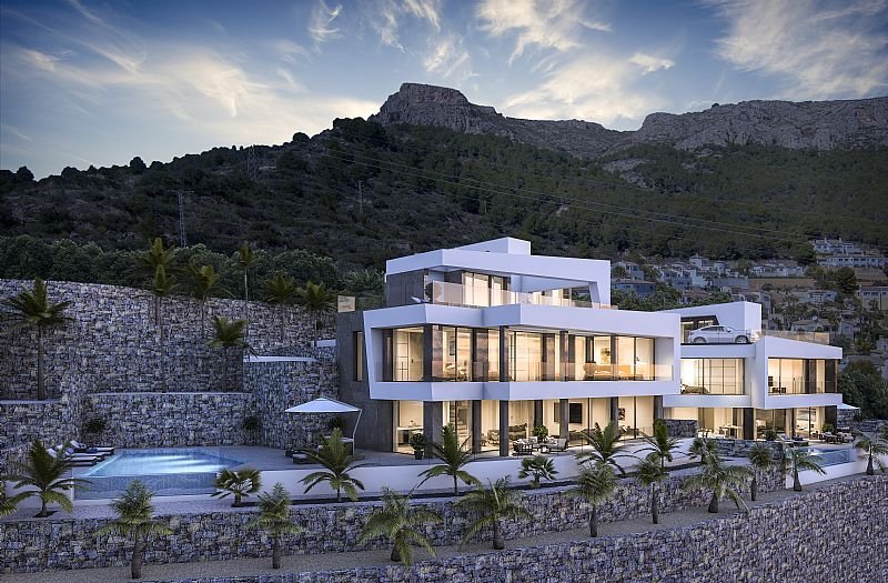  Diese exklusiven Villen befinden sich in der charmanten Stadt Calpe und bieten ein unvergleichliches Wohnerlebnis. Mit nur drei verfügbaren Immobilie