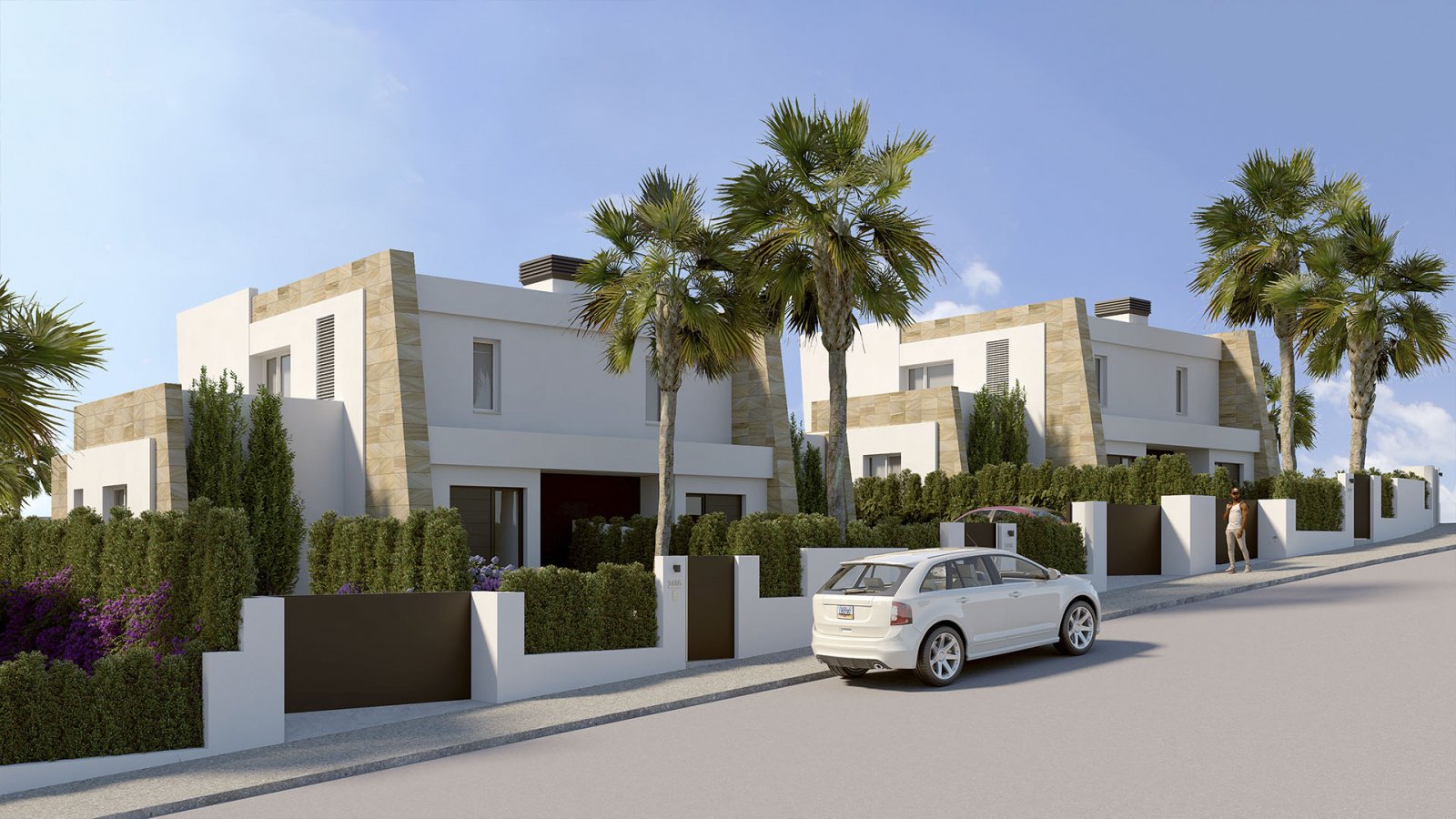 In der prestigeträchtigen Umgebung von La Finca Golf gelegen, bietet diese Wohnanlage eine Auswahl von 14 Immobilien, darunter freistehende Villen, B