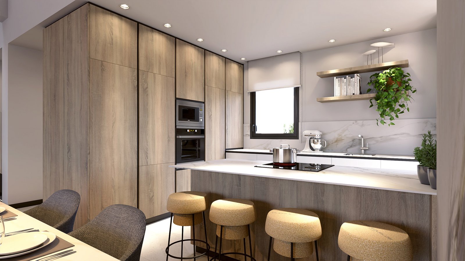 In der prestigeträchtigen Umgebung von La Finca Golf gelegen, bietet diese Wohnanlage eine Auswahl von 14 Immobilien, darunter freistehende Villen, B