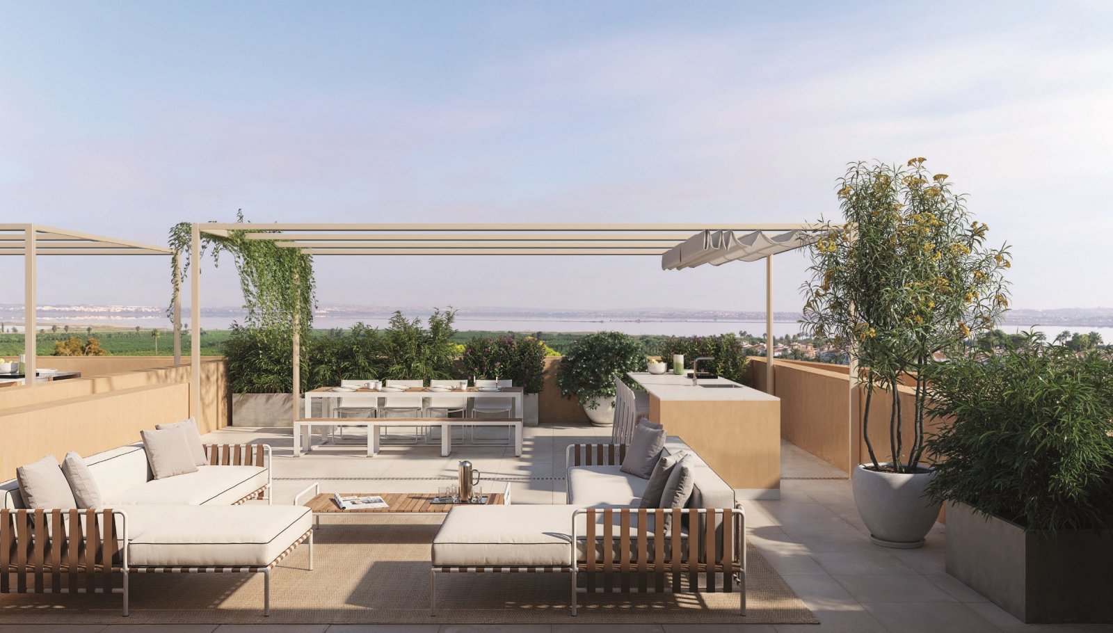 In der charmanten Stadt Torrevieja gelegen, bieten diese Bungalows eine ideale Umgebung für diejenigen, die ein komfortables und modernes Zuhause suc