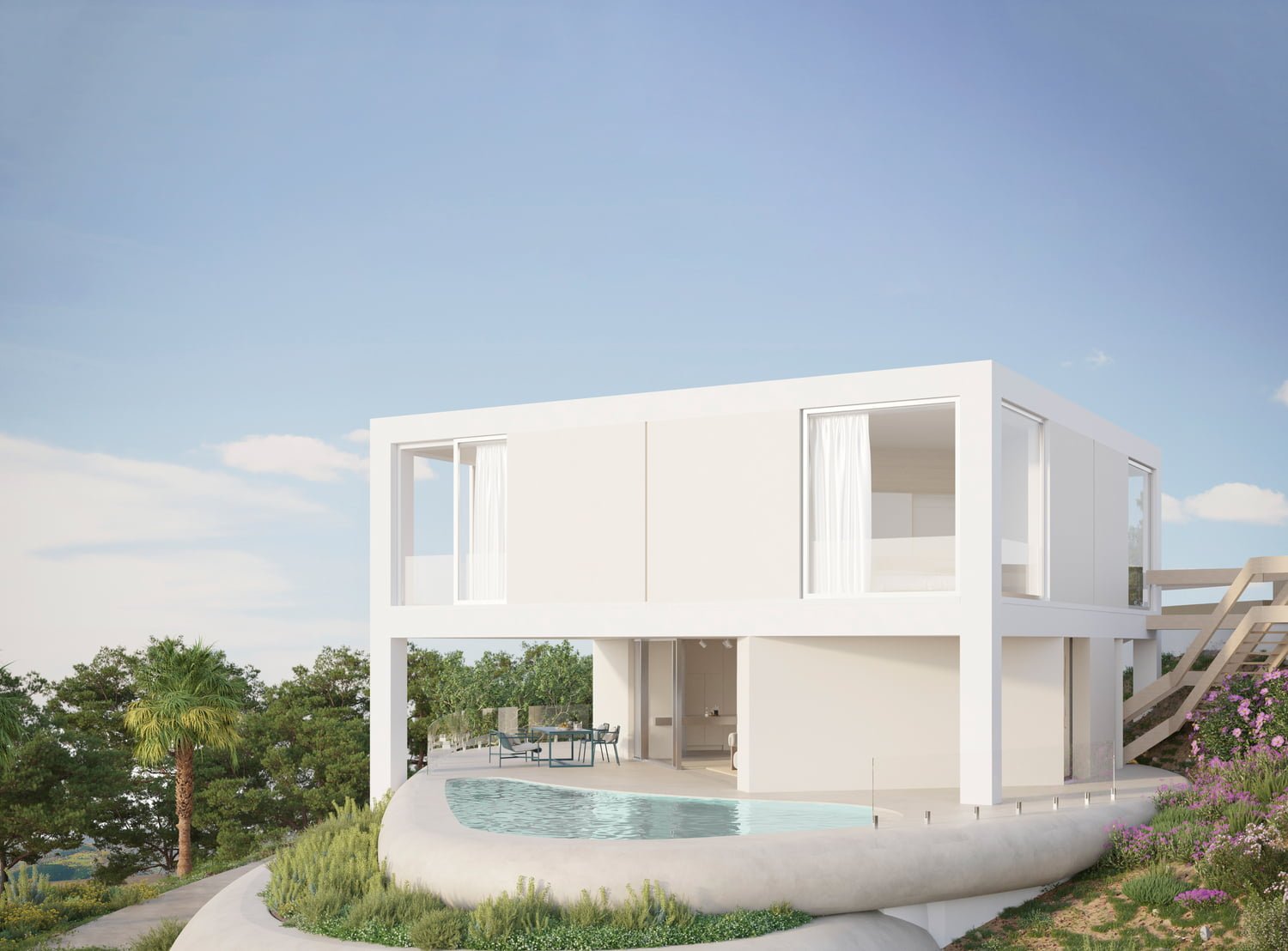 Diese exklusive Villa befindet sich in der charmanten Stadt Orihuela und bietet ein einzigartiges Wohnerlebnis. Entworfen für diejenigen, die Komfort