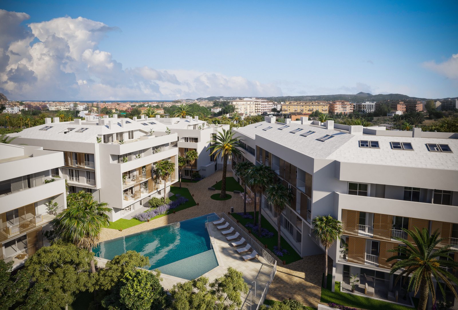 In der charmanten Stadt Jávea gelegen, bietet dieser Wohnkomplex eine Vielzahl von Optionen für diejenigen, die ein Zuhause in Meeresnähe suchen. Mit