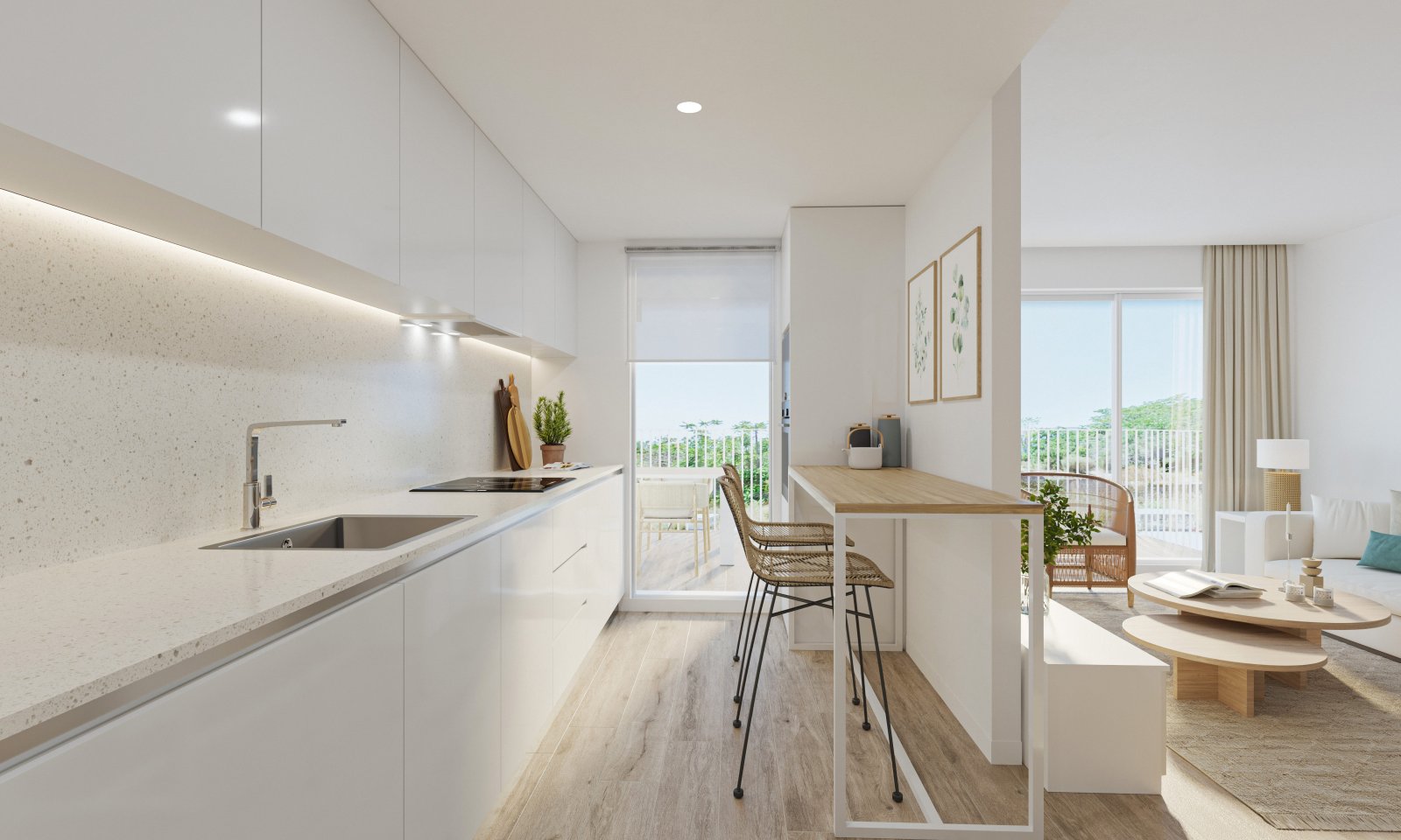 In der charmanten Stadt Jávea gelegen, bietet dieser Wohnkomplex eine Vielzahl von Optionen für diejenigen, die ein Zuhause in Meeresnähe suchen. Mit