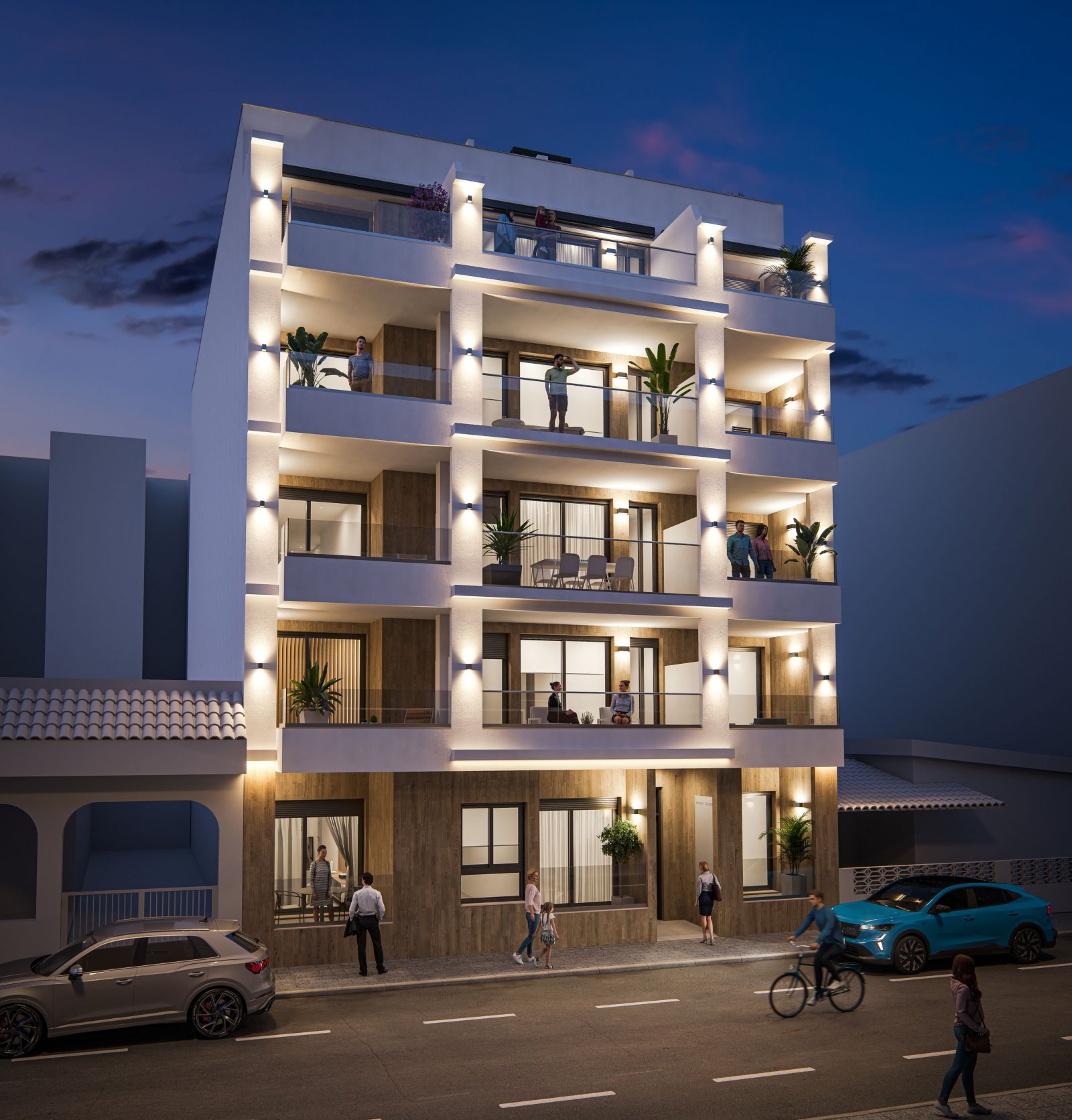 Torrevieja:  In der charmanten Stadt Torrevieja gelegen, bietet diese Wohnanlage eine Auswahl von 14 Wohneinheiten, darunter Wohnungen, Erdgeschosse und Penthäuse 