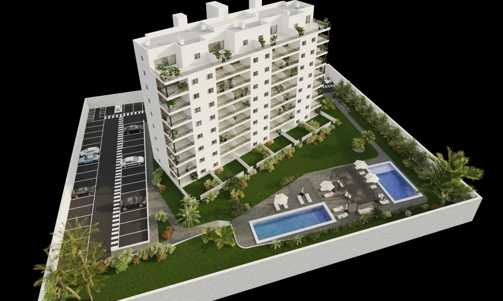 Benidorm:  In der pulsierenden Stadt Benidorm gelegen, bietet diese exklusive Wohnanlage eine Auswahl von 52 Immobilien, die darauf ausgelegt sind, die Bedürfni 