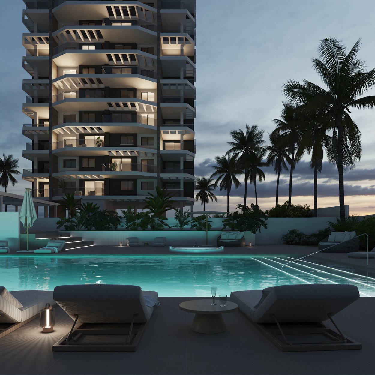 Calpe:  In der wunderschönen Stadt Calpe gelegen, bietet diese Wohnanlage ein einzigartiges Wohnerlebnis an der Costa Blanca. Mit insgesamt 69 Einheiten könn 