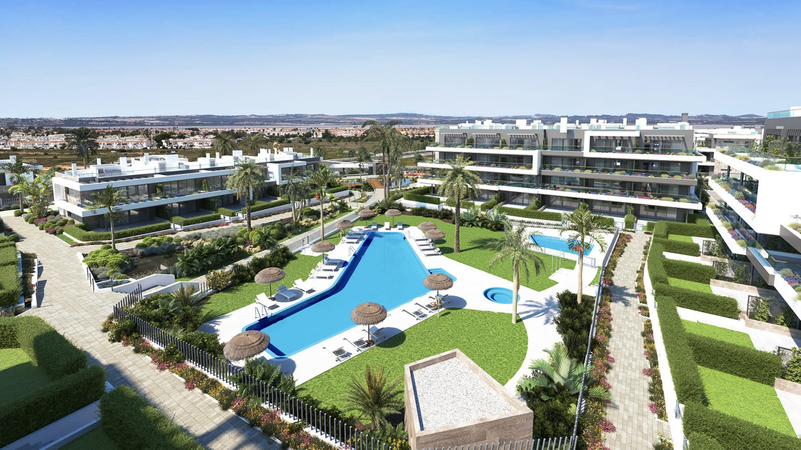 Torrevieja:  In der charmanten Stadt Torrevieja gelegen, bietet diese Wohnanlage eine Vielzahl von Wohnmöglichkeiten, die auf unterschiedliche Bedürfnisse und Leb 