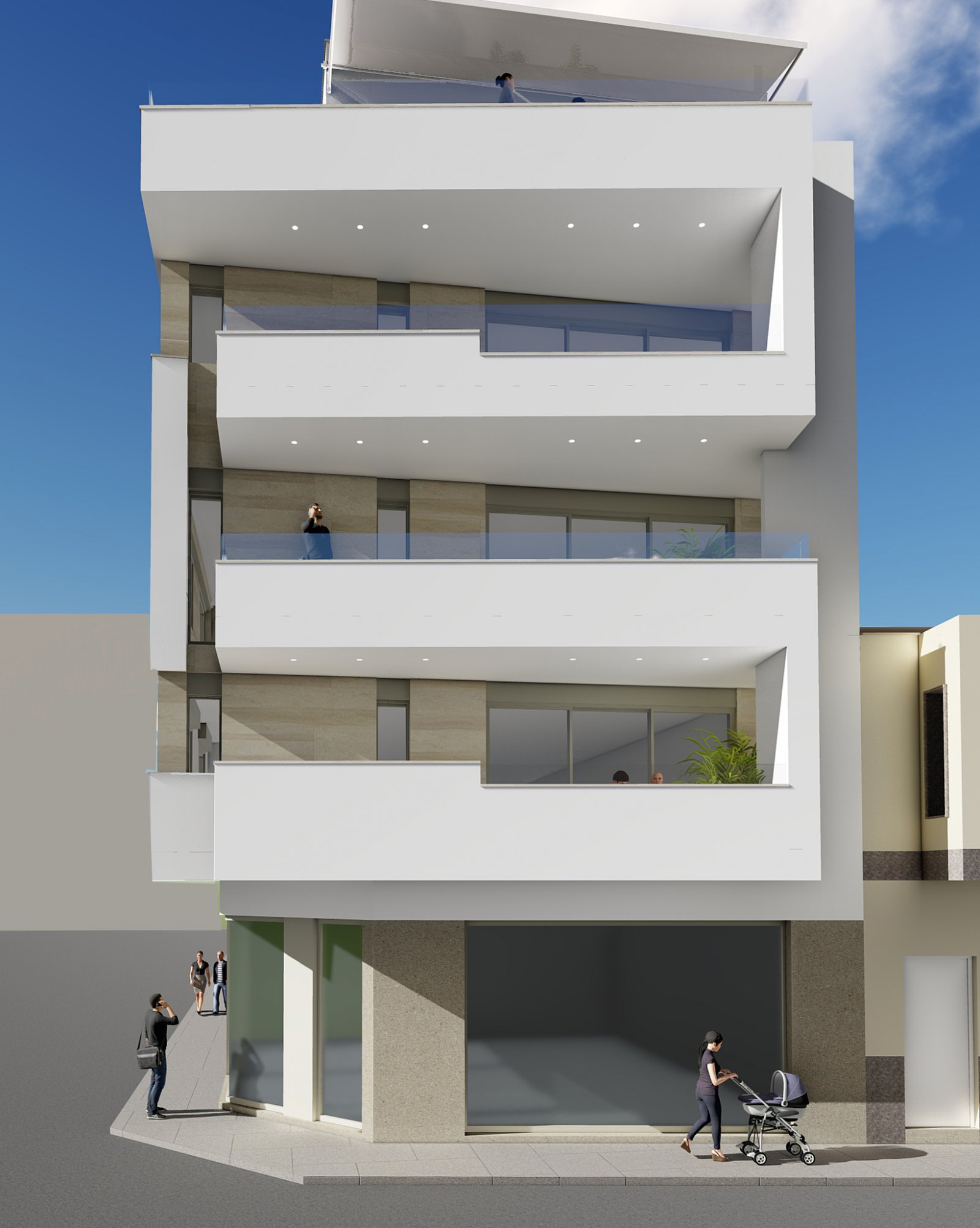  In der charmanten Stadt Torrevieja gelegen, bietet dieser Wohnkomplex eine Auswahl von 16 Immobilien, darunter Apartments, Erdgeschosse und Penthäuse