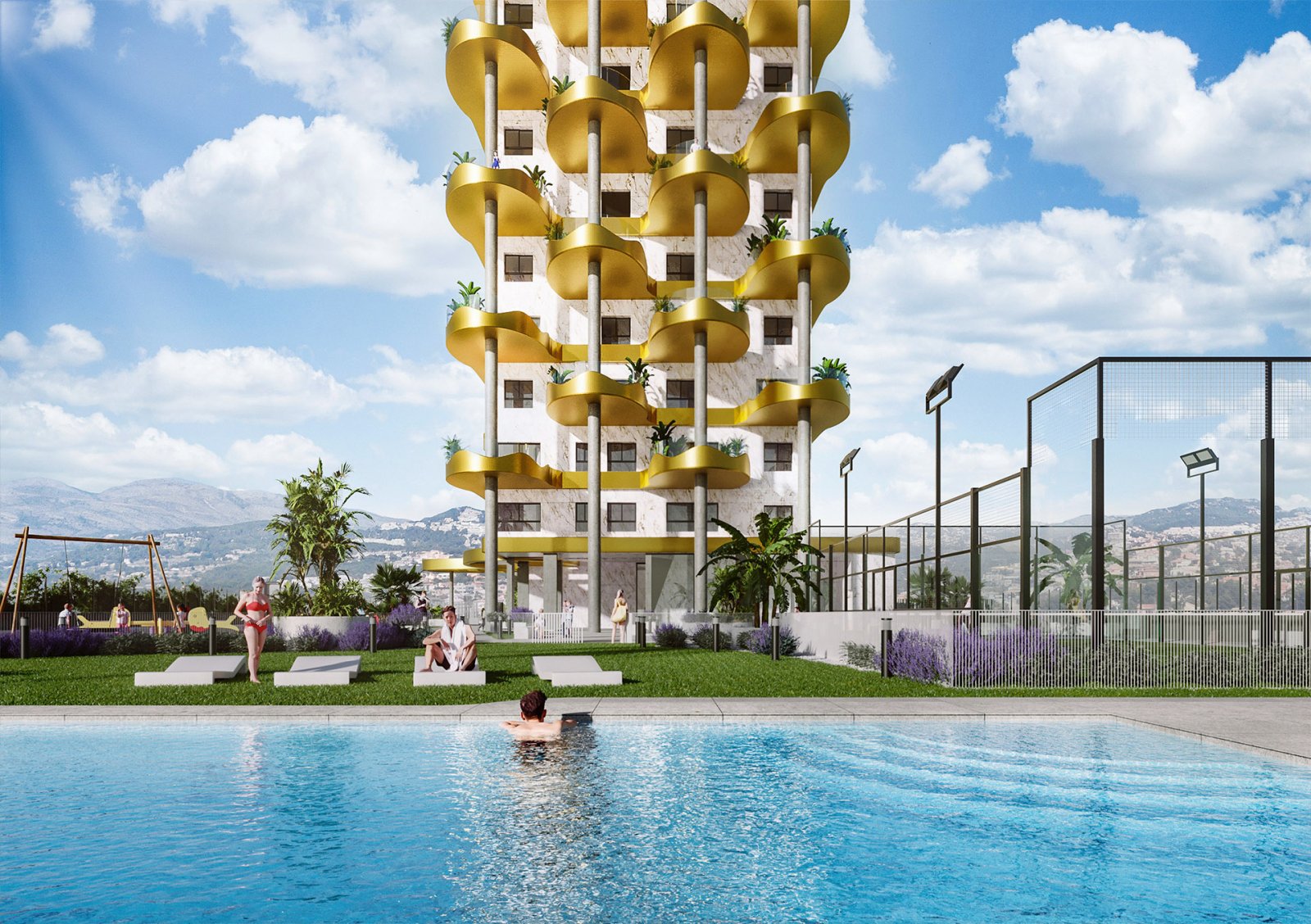 Calpe:  In der schönen Stadt Calpe gelegen, bietet dieser Wohnkomplex 31 Apartments, die entworfen wurden, um beeindruckende Meerblicke zu genießen. Die Nähe 