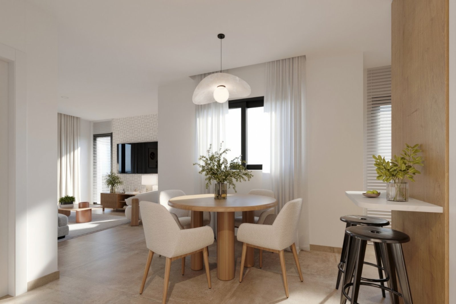 In der charmanten Ortschaft Santa Rosalía gelegen, bietet diese Wohnanlage eine exklusive Auswahl von 13 Immobilien, darunter Wohnungen und Erdgescho