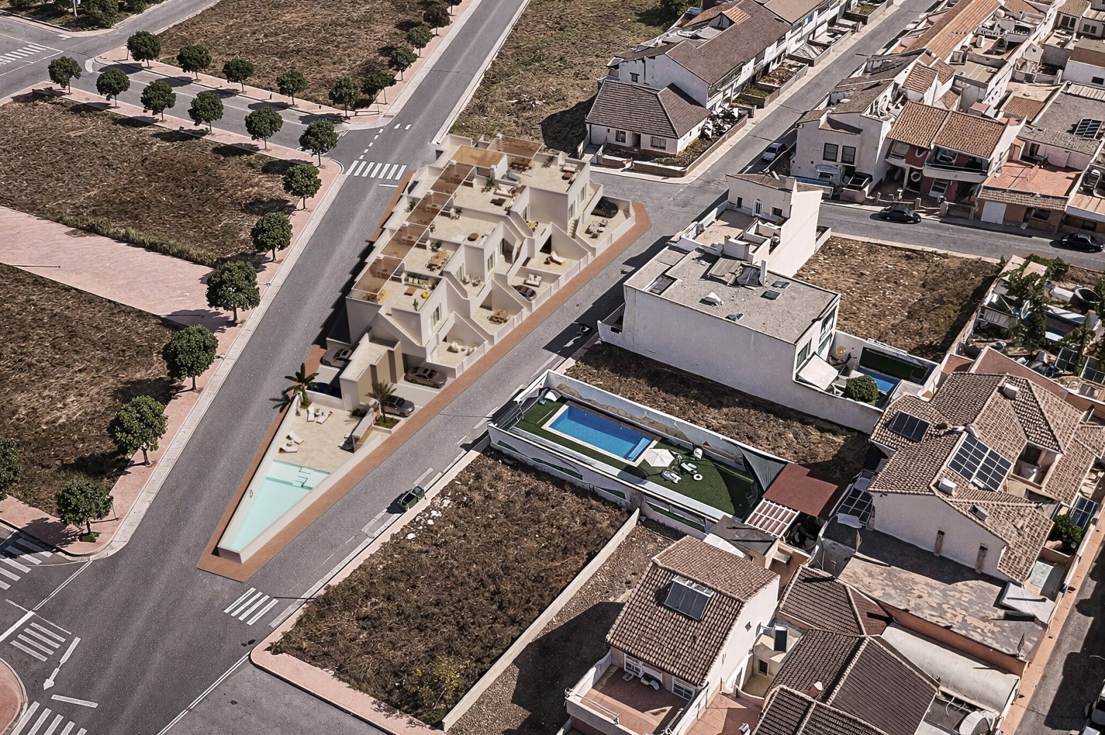 San Pedro del Pinatar:  In der charmanten Stadt San Pedro del Pinatar gelegen, bietet diese Wohnanlage eine exklusive Auswahl an Bungalows, die für diejenigen entworfen wurd 