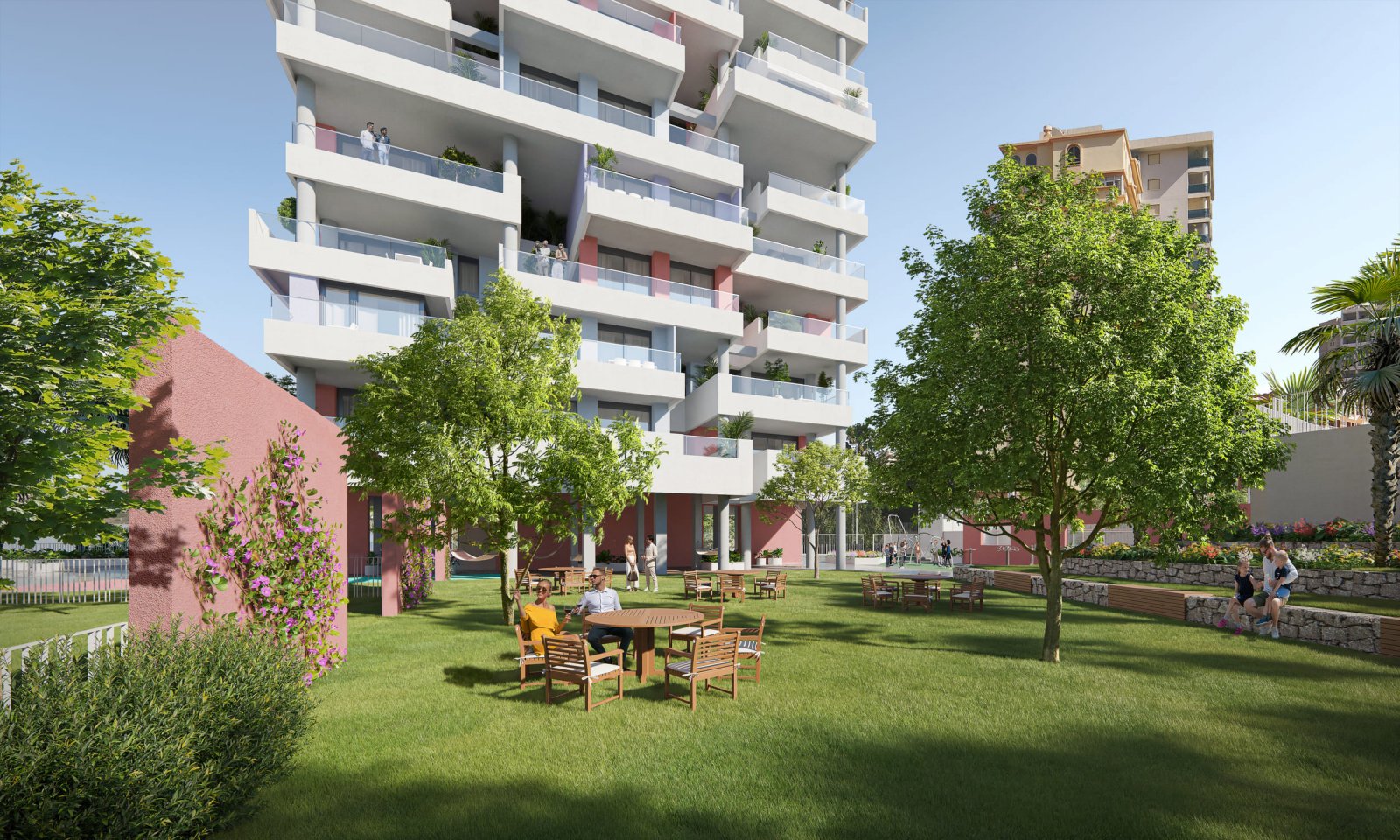 In der schönen Stadt Calpe gelegen, bietet diese Wohnanlage ein einzigartiges Wohnerlebnis dank ihrer Nähe zum Meer, nur 100 Meter entfernt. Sie best