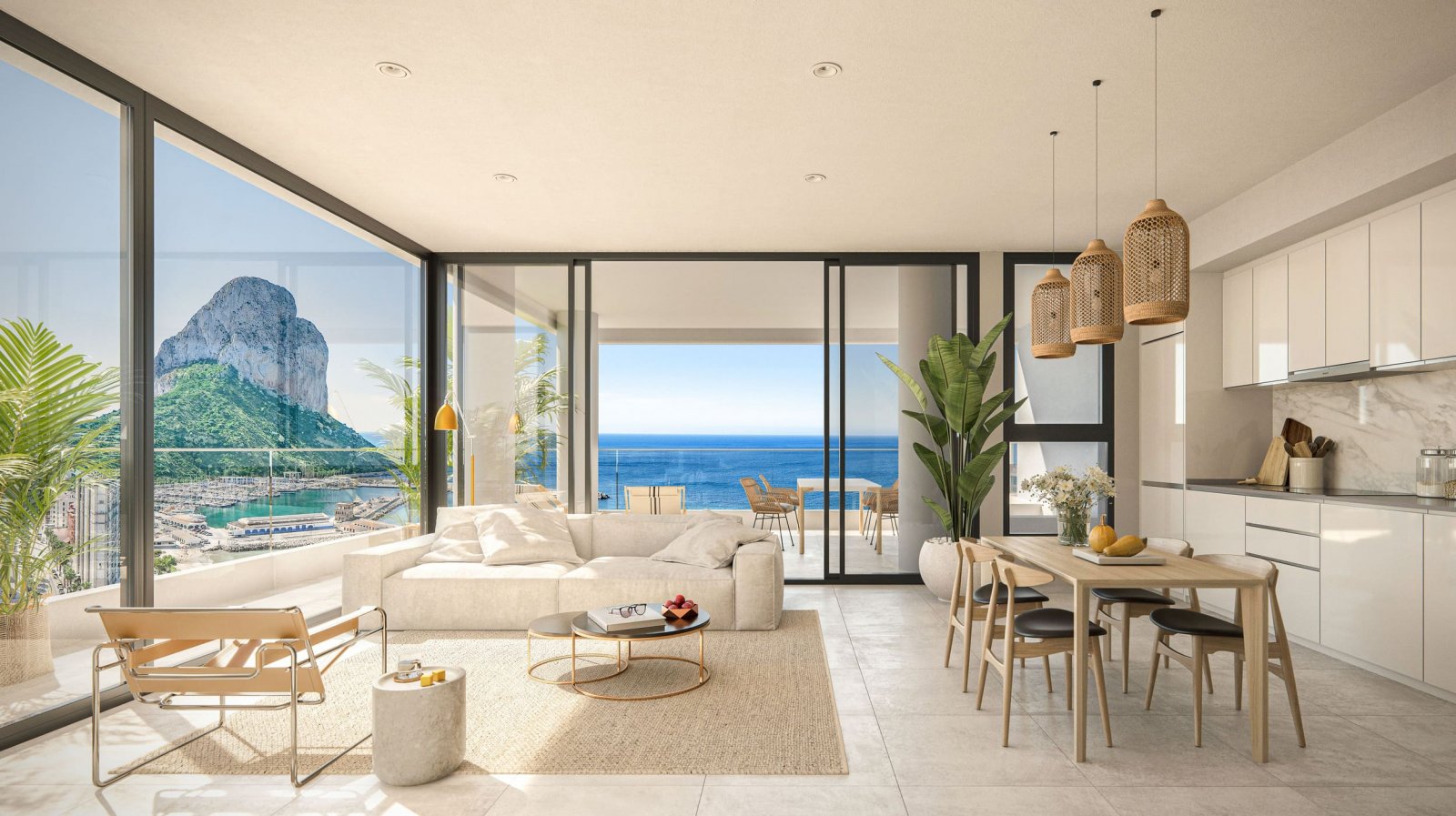 In der schönen Stadt Calpe gelegen, bietet diese Wohnanlage ein einzigartiges Wohnerlebnis dank ihrer Nähe zum Meer, nur 100 Meter entfernt. Sie best