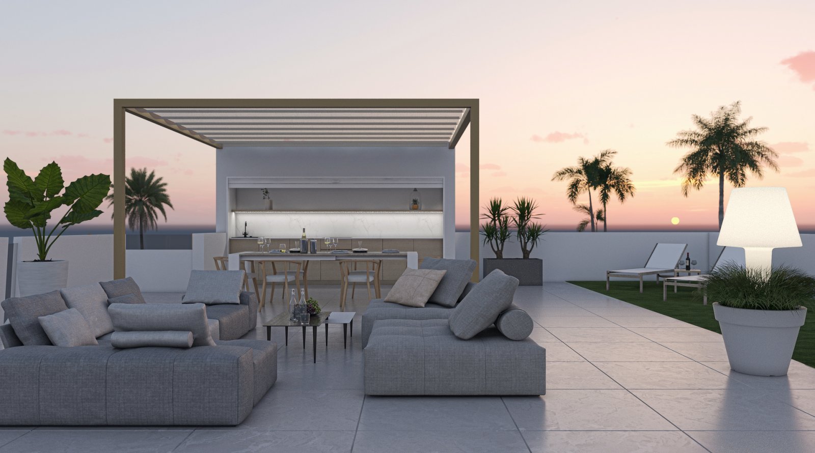 Im prestigeträchtigen Condado de Alhama gelegen, bietet diese Wohnanlage eine exklusive Auswahl von 21 Immobilien, darunter Apartments, Erdgeschosse