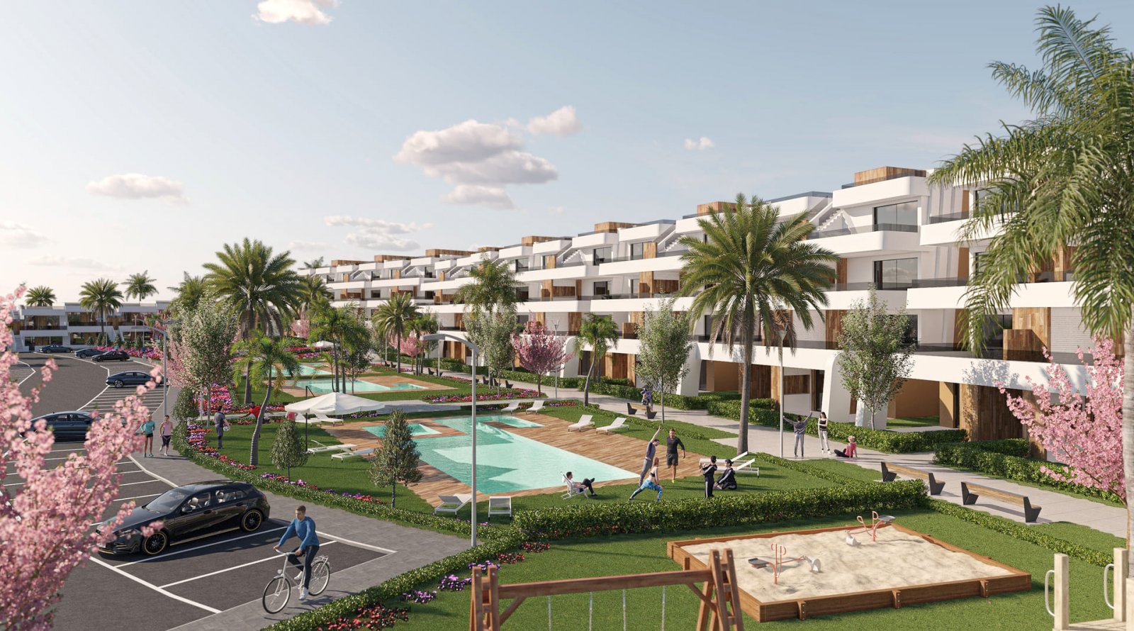 Im prestigeträchtigen Condado de Alhama gelegen, bietet diese Wohnanlage eine exklusive Auswahl von 21 Immobilien, darunter Apartments, Erdgeschosse