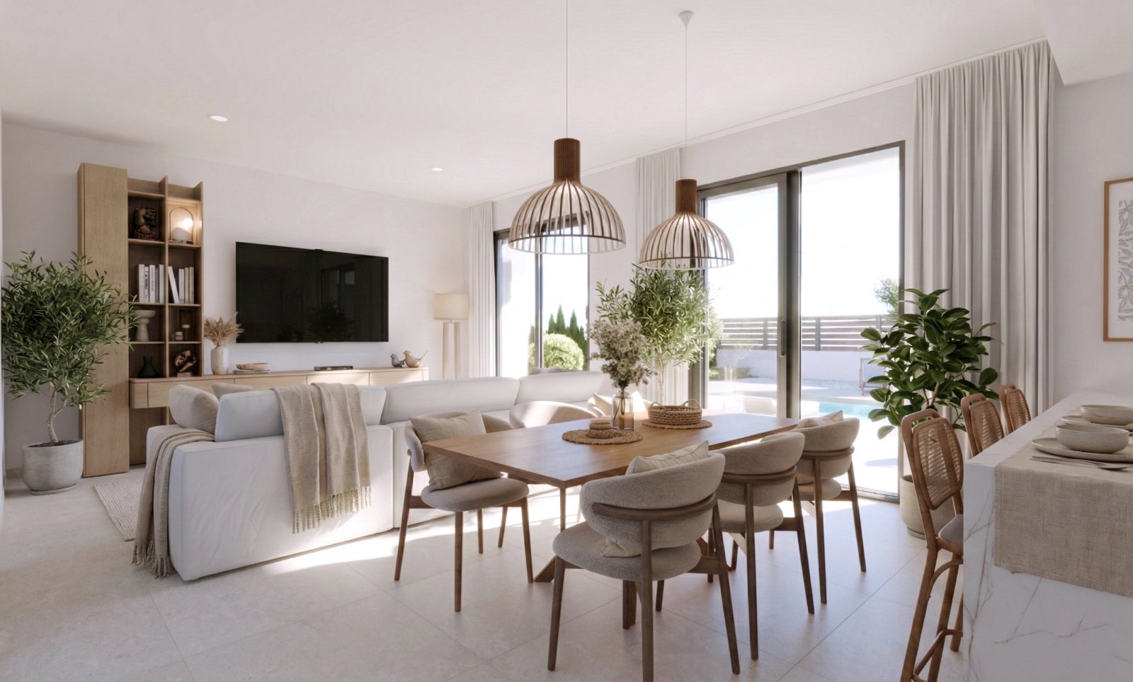 In der prestigeträchtigen Umgebung des Hacienda del Alamo Golf gelegen, bietet dieses exklusive Ensemble von 10 freistehenden Chalets eine einzigarti