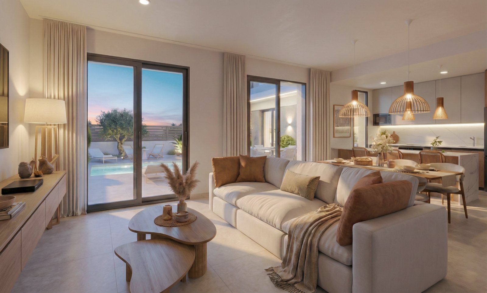 In der prestigeträchtigen Umgebung des Hacienda del Alamo Golf gelegen, bietet dieses exklusive Ensemble von 10 freistehenden Chalets eine einzigarti