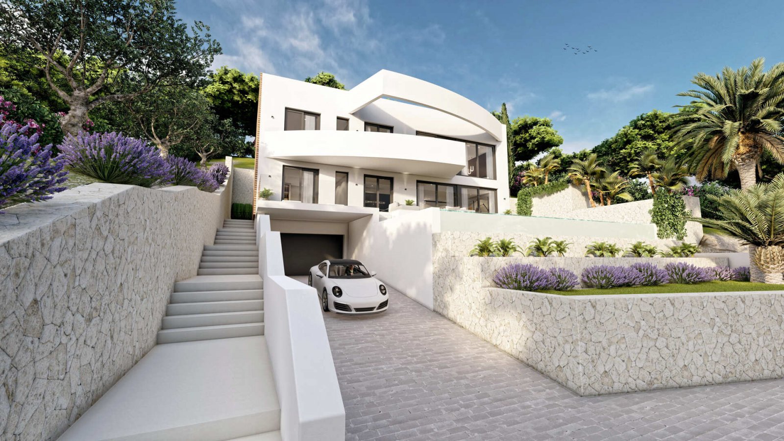 Diese Villa befindet sich in der exklusiven Gegend von Altea und bietet eine privilegierte Umgebung mit Meerblick, ideal für diejenigen, die ein Zuha